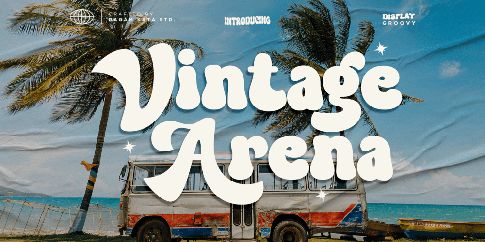 Vintage Arena font