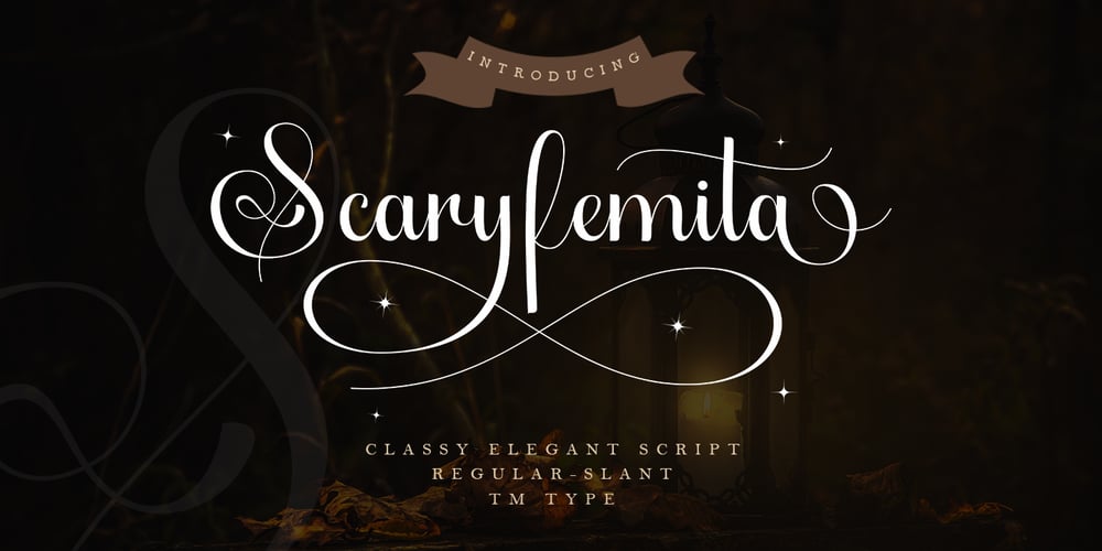 Scaryfemita font