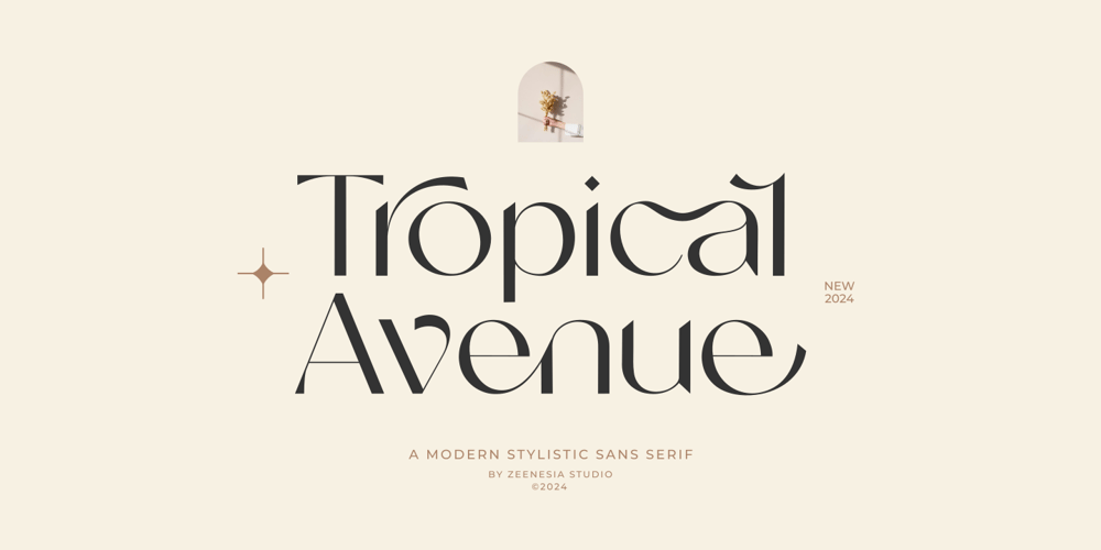 Tropical Avenue font