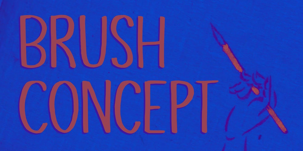 Brush Concept font