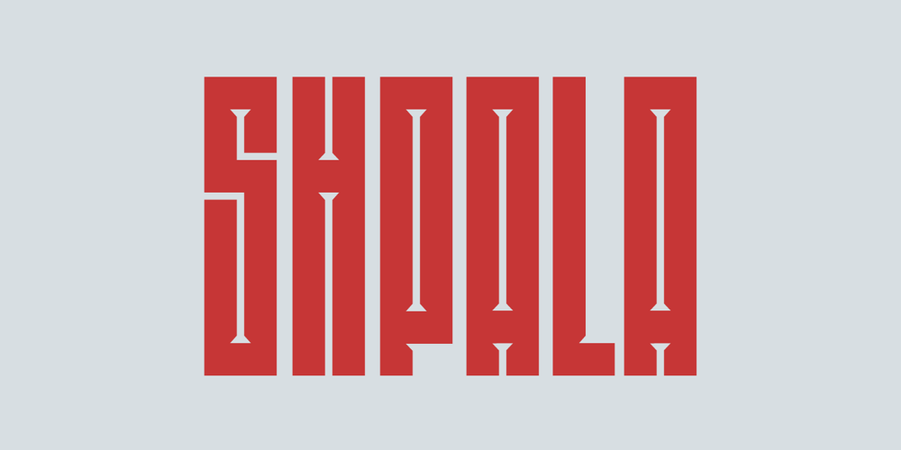 SK Shpala font