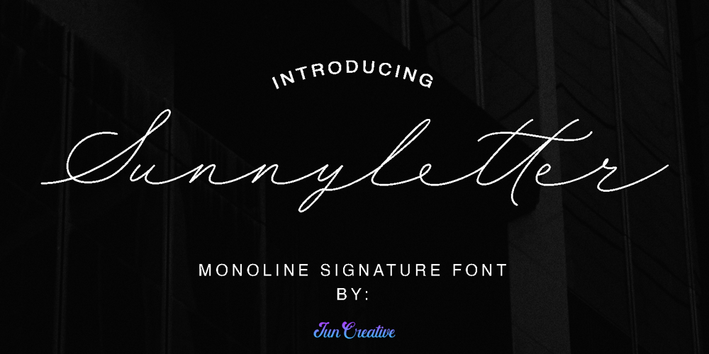 Sunnyletter font