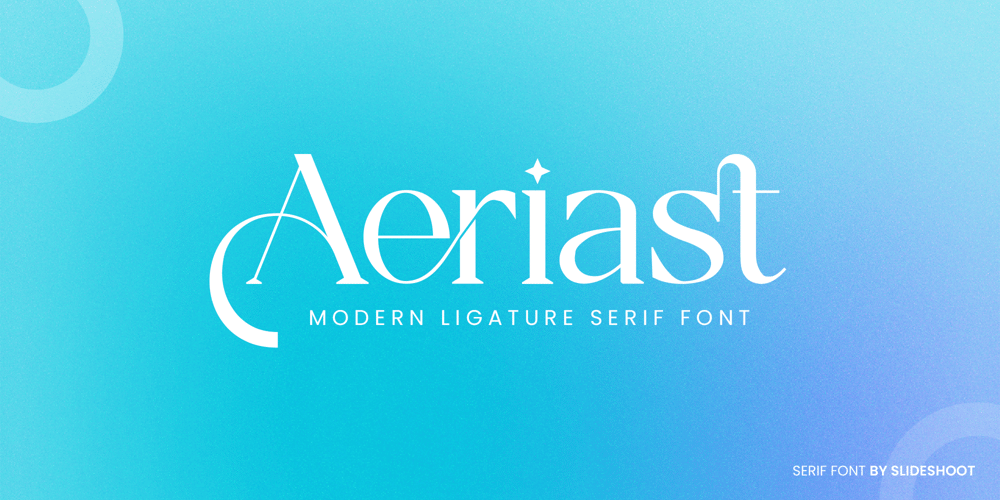 Aeriast font