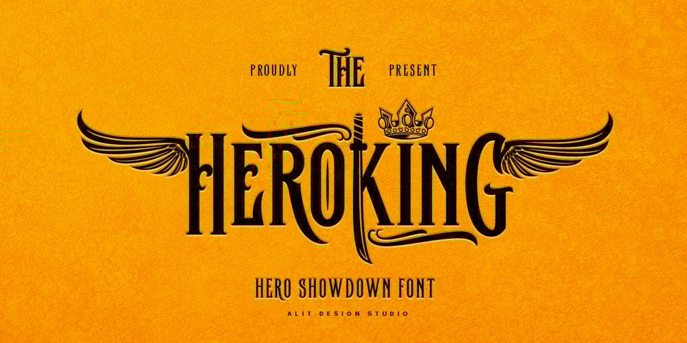 Heroking font