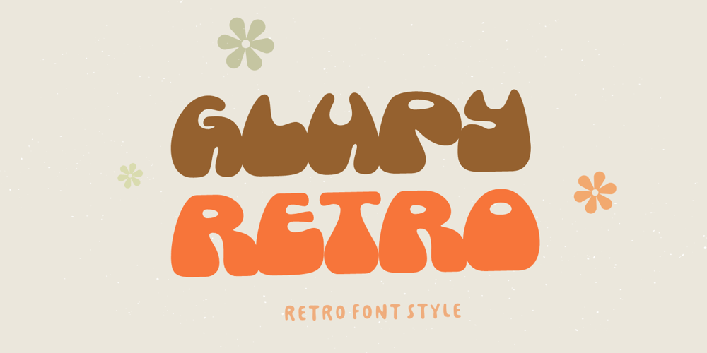 Glupy Retro font
