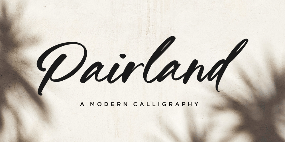 Pairland font
