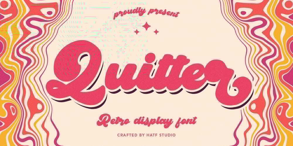 Quitter font