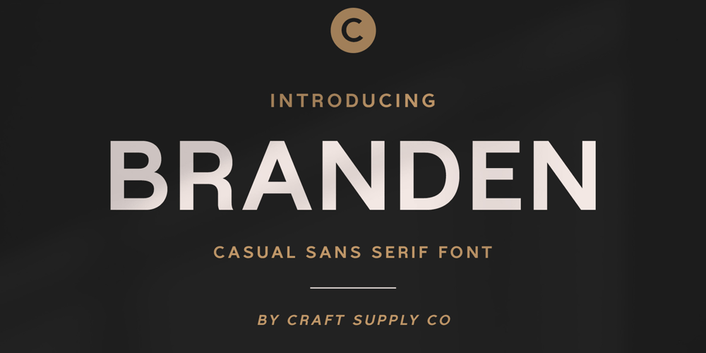 Branden font