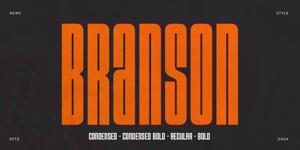 Branson font