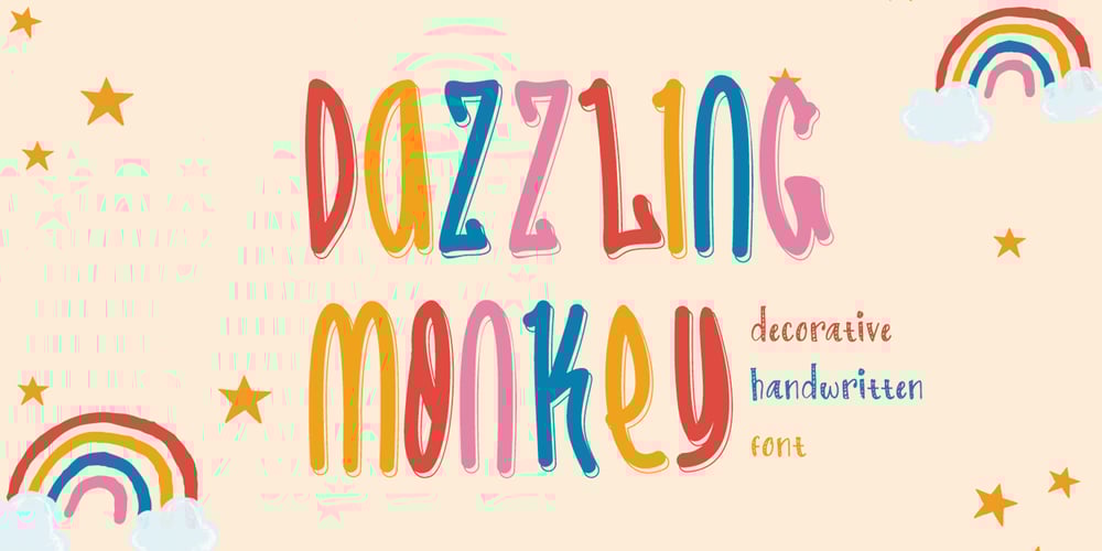 Dazzling Monkey font