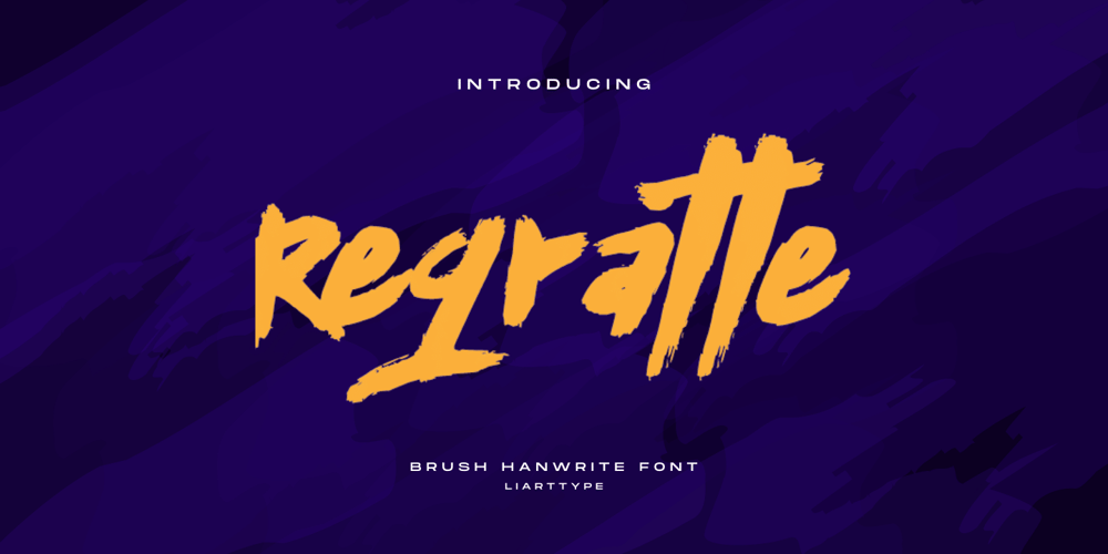 Regratte font