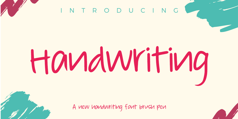 Handwriting font