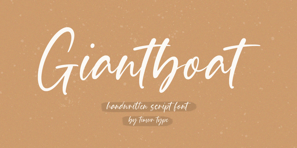 Giantboat font