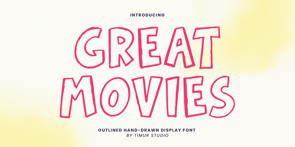 Great Movies font