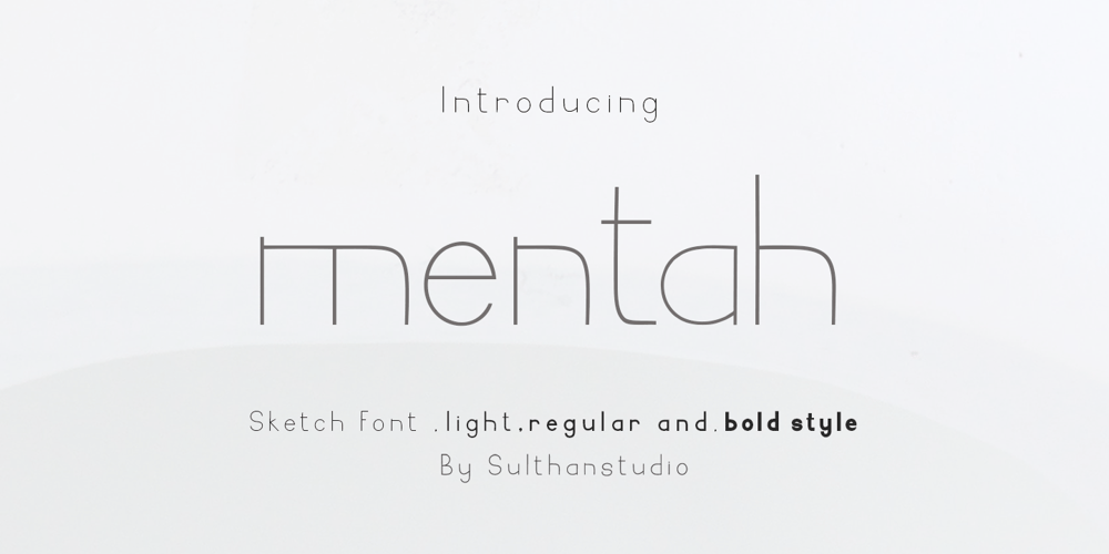 Mentah 1 font