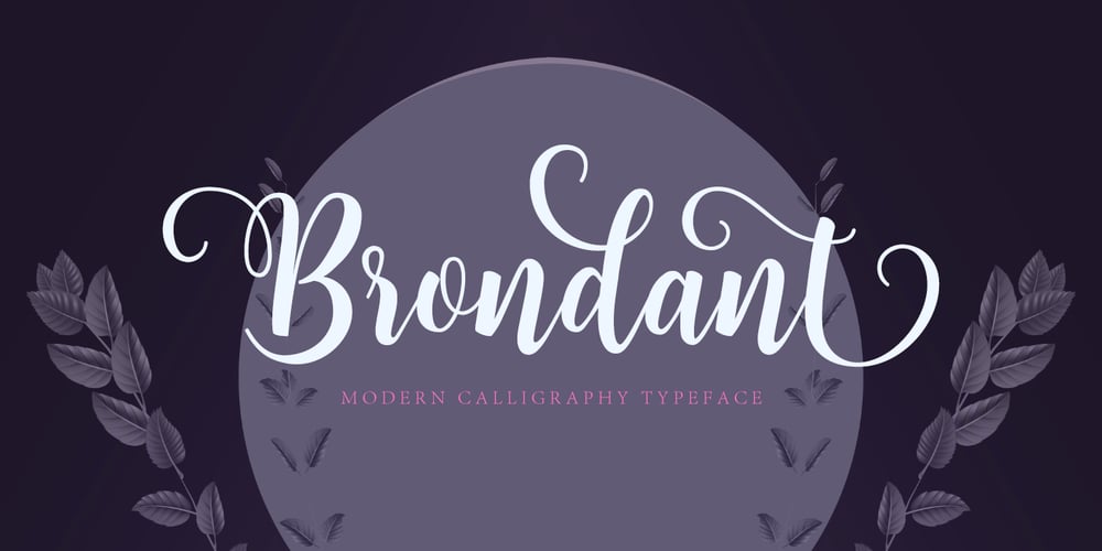Brondant font