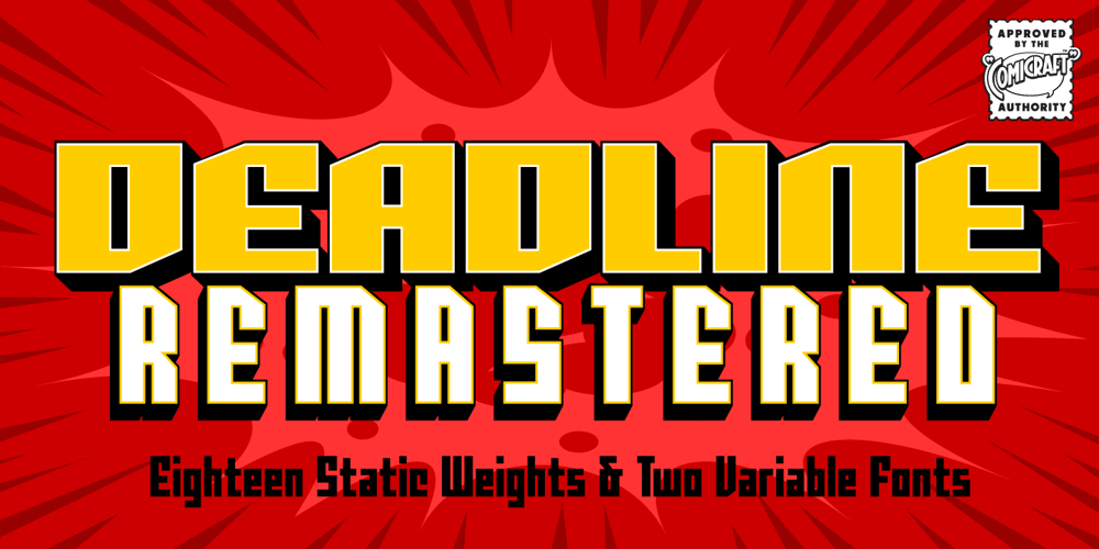 Deadline Remastered font