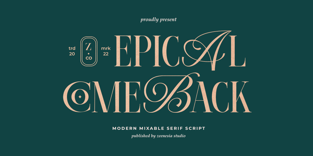 Epical Comeback font