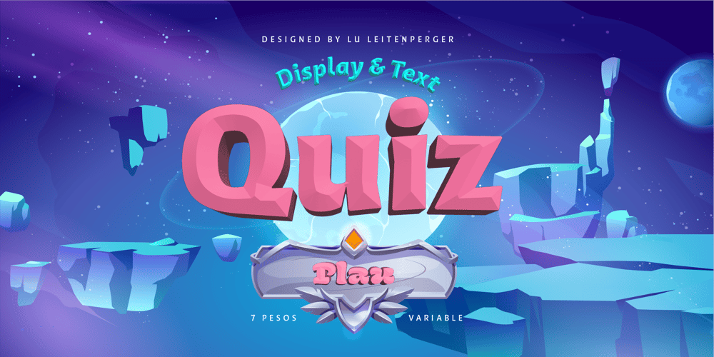 Quiz font
