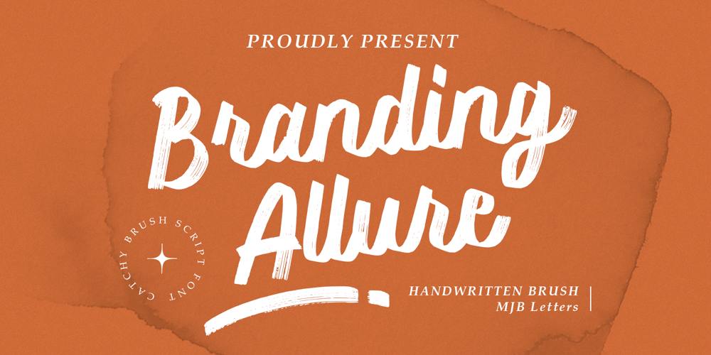 Branding Allure font