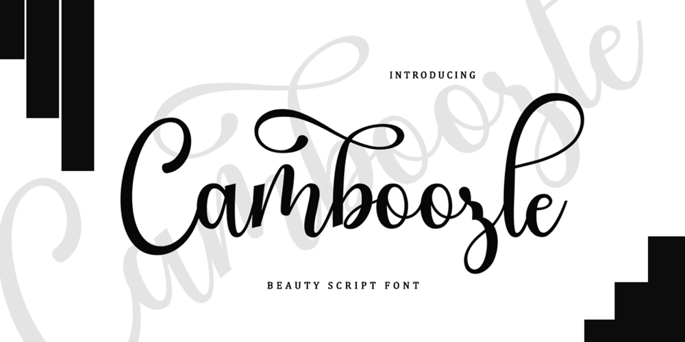 Camboozle font