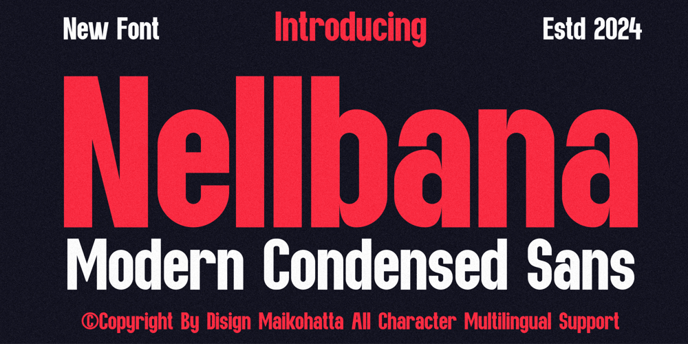 Nellbana font