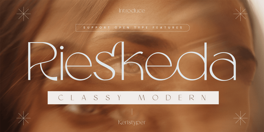 Rieskeda font