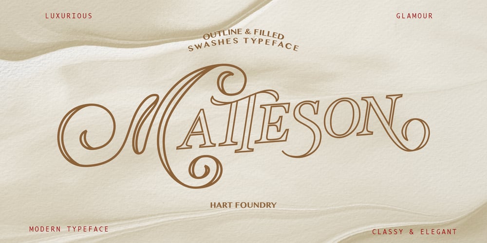 Matteson font