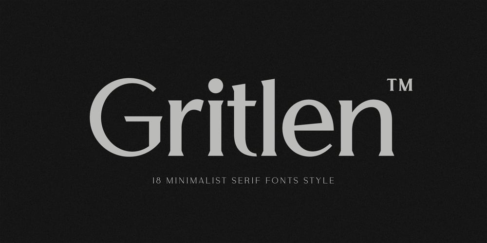 Gritlen font