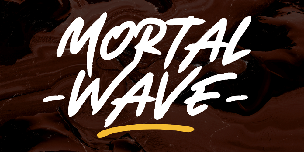 Mortal Wave font