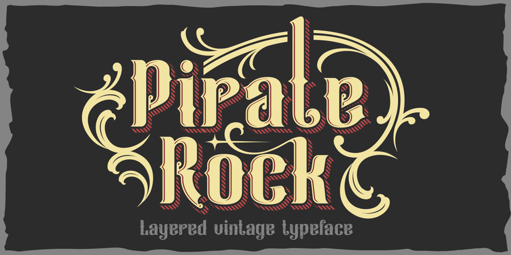 Pirate Rock font