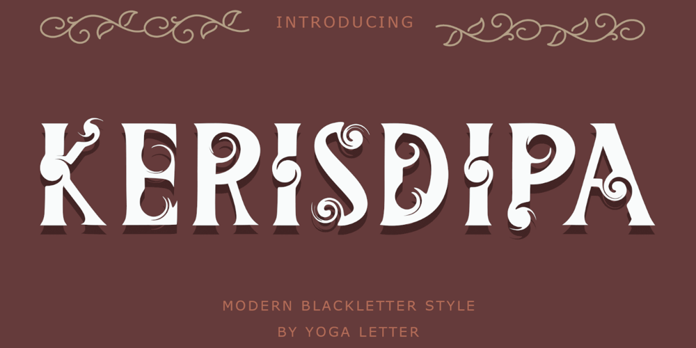 Kerisdipa font