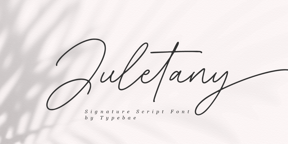 Juletany font