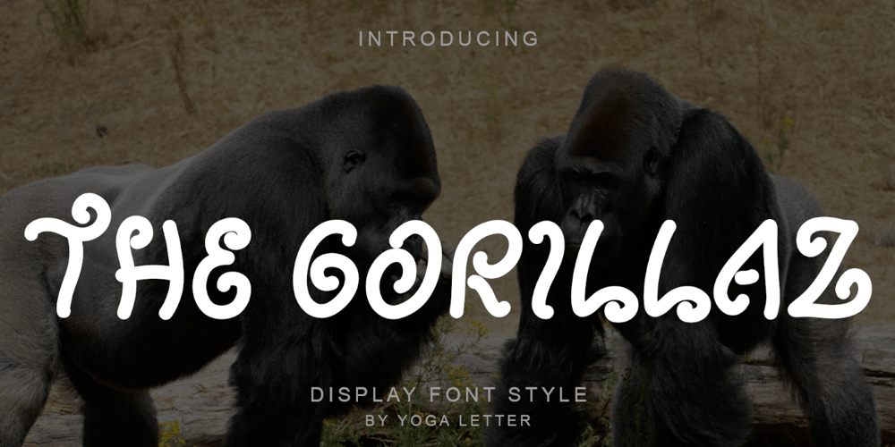 The Gorillaz font