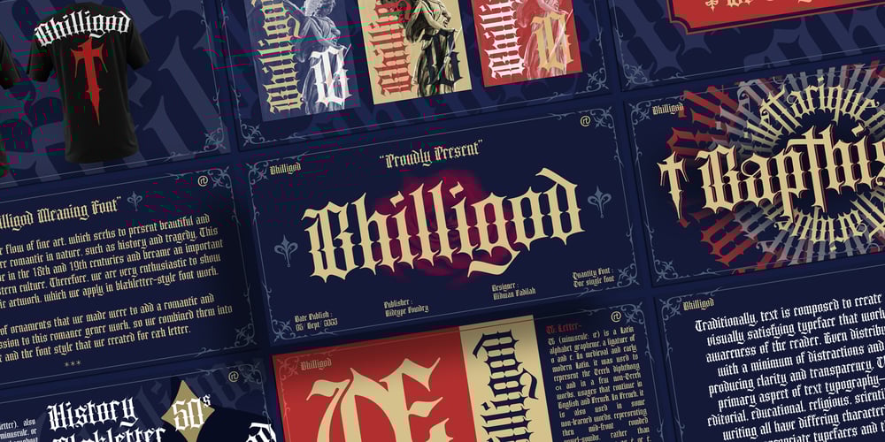 Bhilligod font