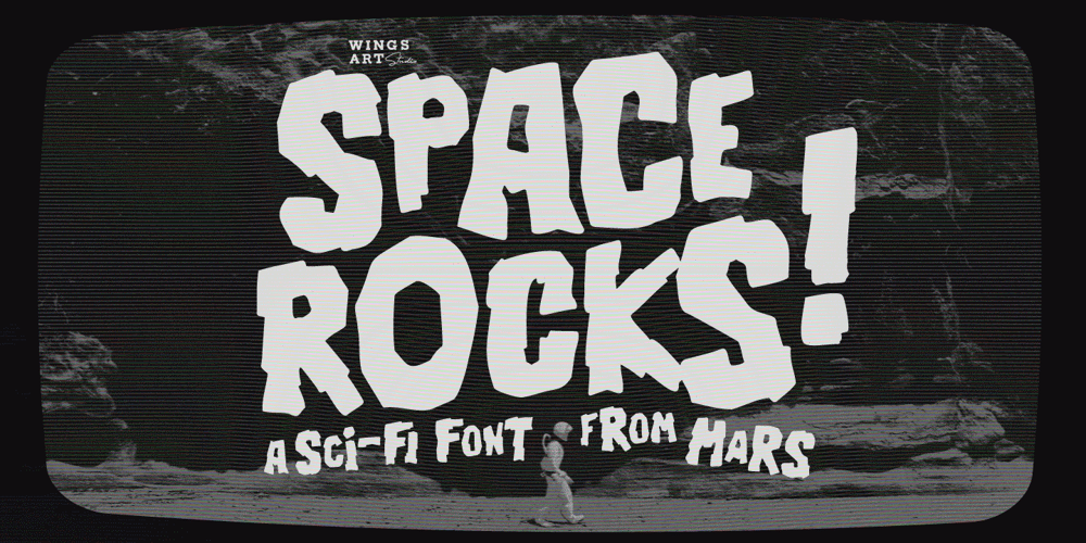 Space Rocks font