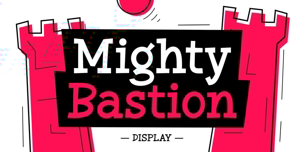 Mighty Bastion font