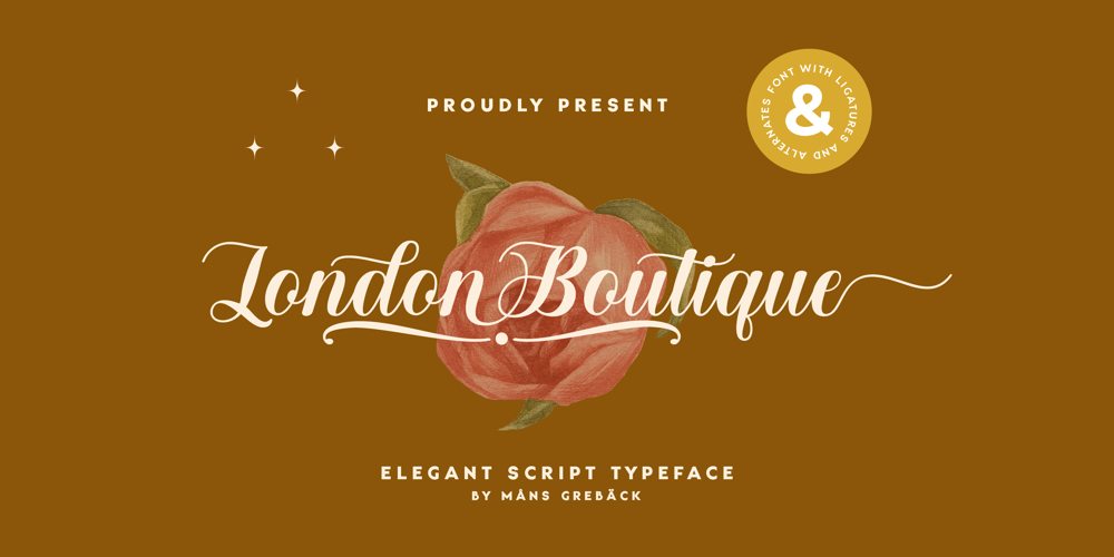 London Boutique font