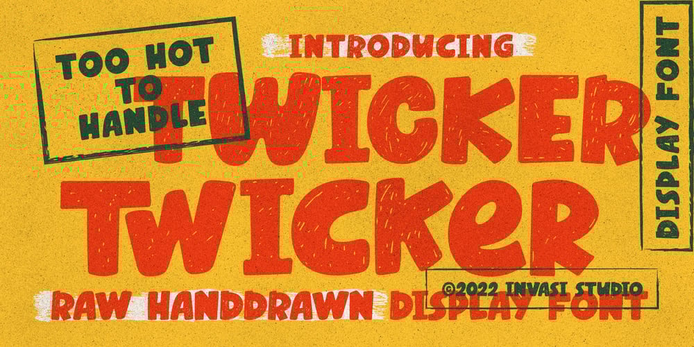 Twicker font