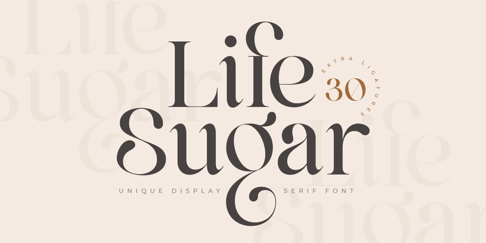 Life Sugar font
