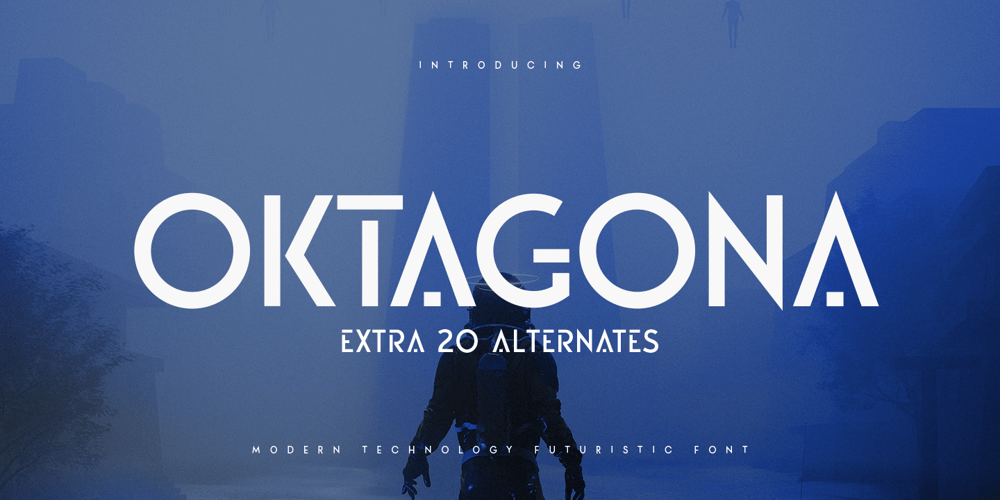 Oktagona font