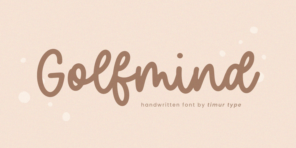 Golfmind font