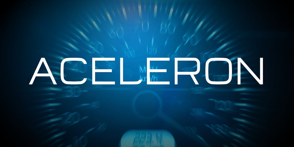 Aceleron font