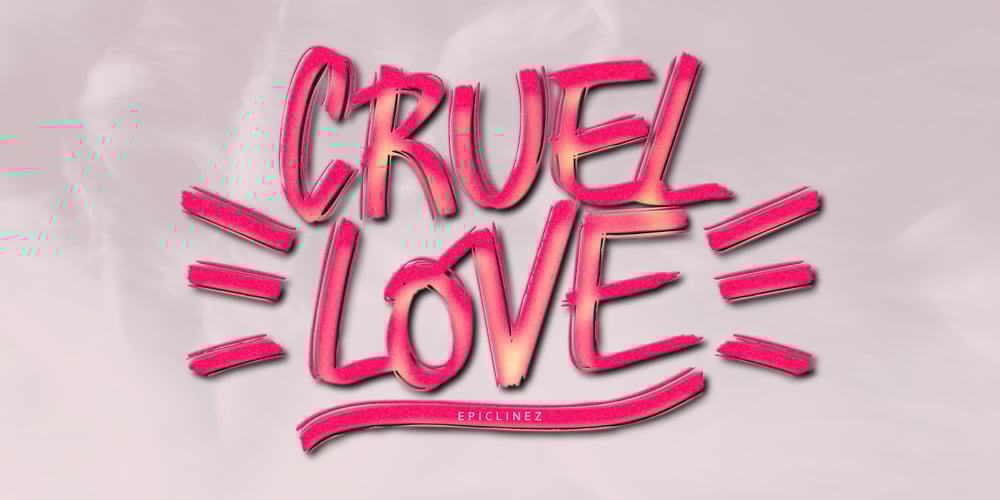 Cruel Love font