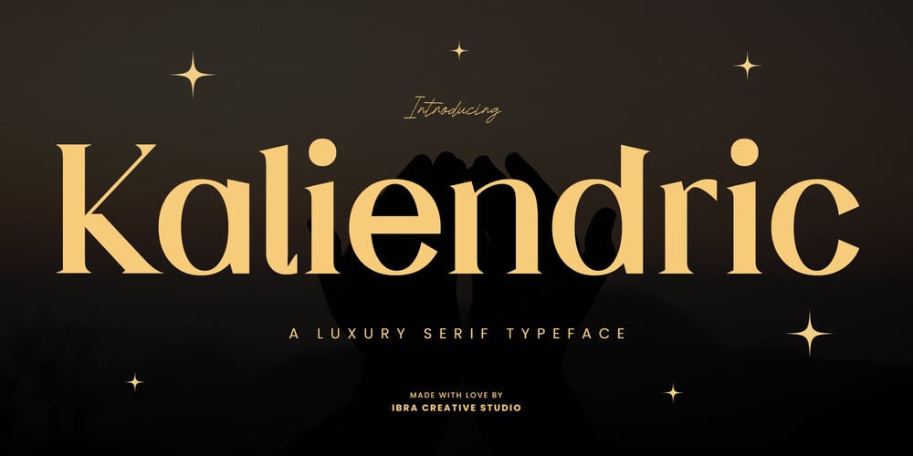 Kaliendric font