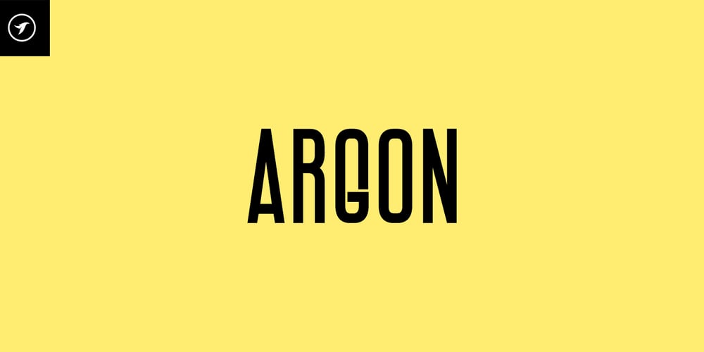 Argon font
