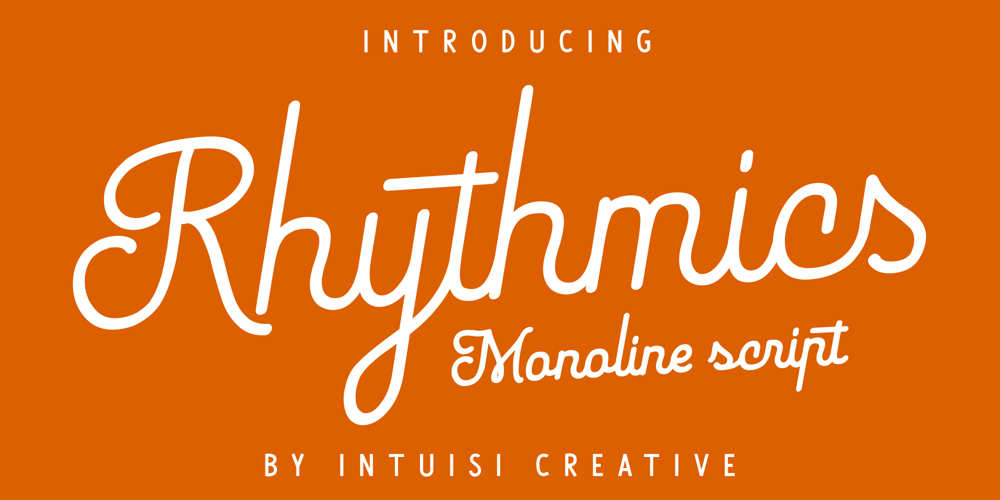 Rhythmics font