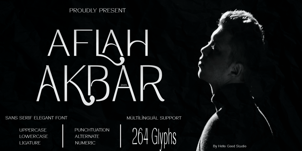 Aflah Akbar font