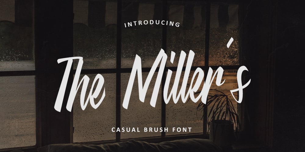 The Millers font