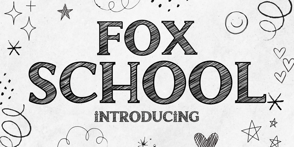 Fox School font
